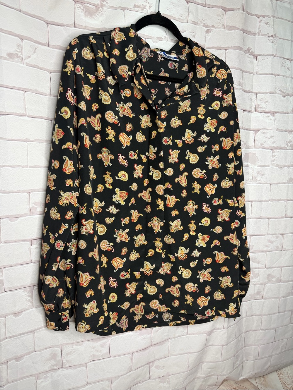 Pendleton Vintage Paisley Blouse – Women’s Size 10 Tall